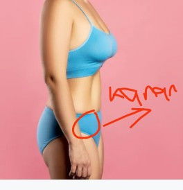 Sakit bahagian pelvik kanan sebelah hujung bukan tempat luka c-zer