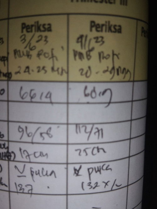 Tanya arti tulisan bidan