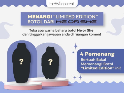 🍼🍼MENANGI “LIMITED EDITION” BOTOL DARI HE OR SHE