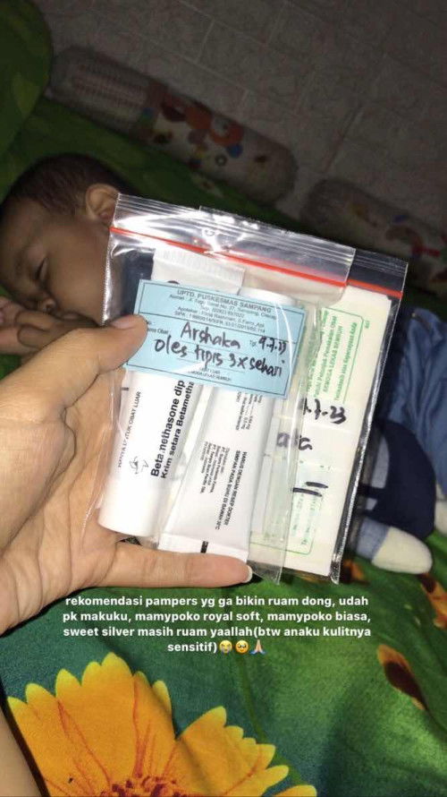 anak ruam gaada uang buat berobat