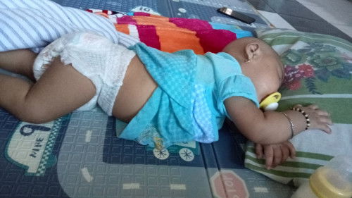 Gemes sama anak sendiri