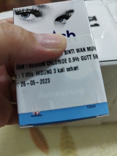 Hi semua nak tnya betul ke ni ubat titis hidung bayi? Risau doc slh bg