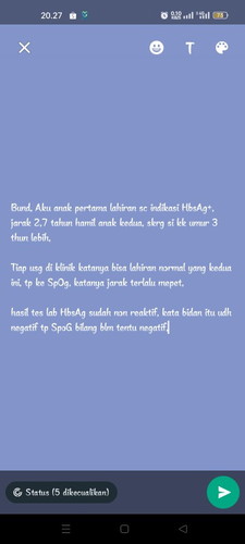 Bingung soalnya beda Kata Spog sama Di klinik, barangx ada yg punya pengalaman serupa bund