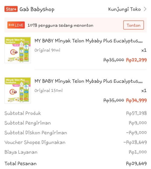 Info diskon, mpasi, pampers, popok, newborn