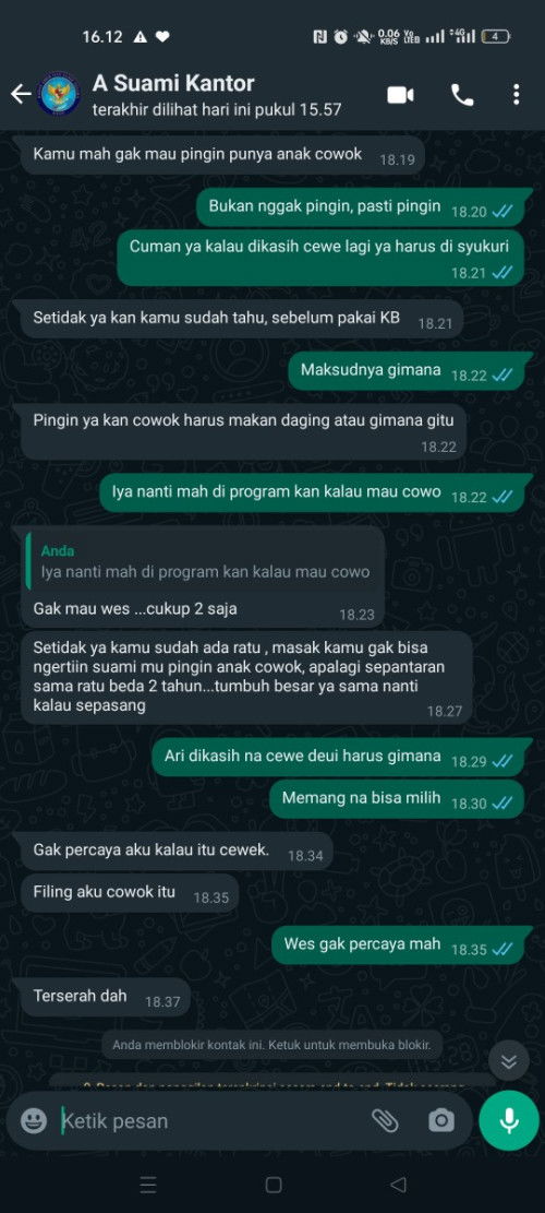 Sakit hati dengan omongan suami
