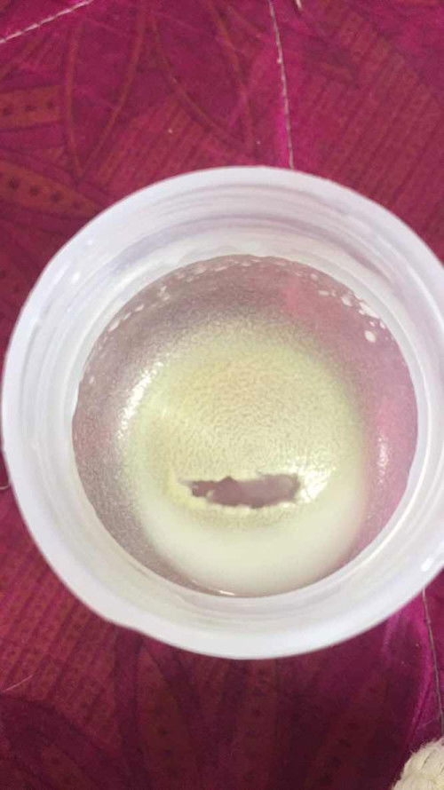 ทำไมนมหลังจากปั้มเสร็จถึงเป็นแบบนี้คะ