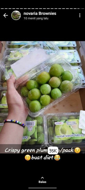 Apa boleh makan crispy green plum