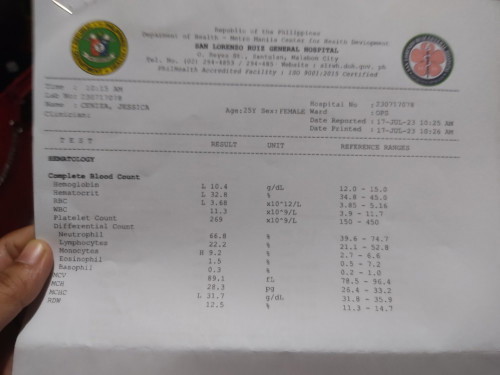 CBC ko, normal/Okay lang poba itong results ko?