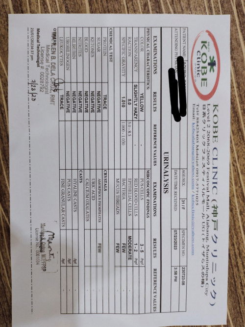 Ano po sa tingin nyo result ng urinalysis? Sa weds pa kasi balik ko sa OB for checkup and nkakaworry