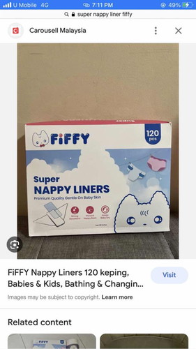 Nak letgo nappy liner