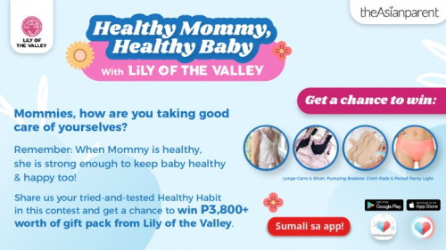 P3,800+ GIVEAWAY: Healthy Mommy, Happy Baby with Lily of the Valley