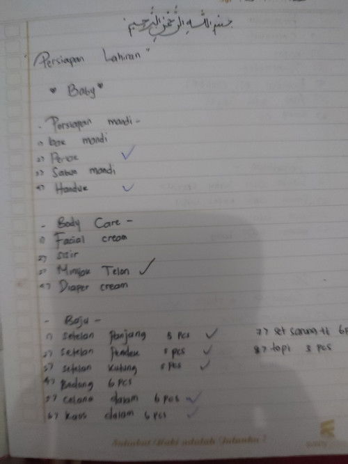 SPILL PERLENGKAPAN BAYI