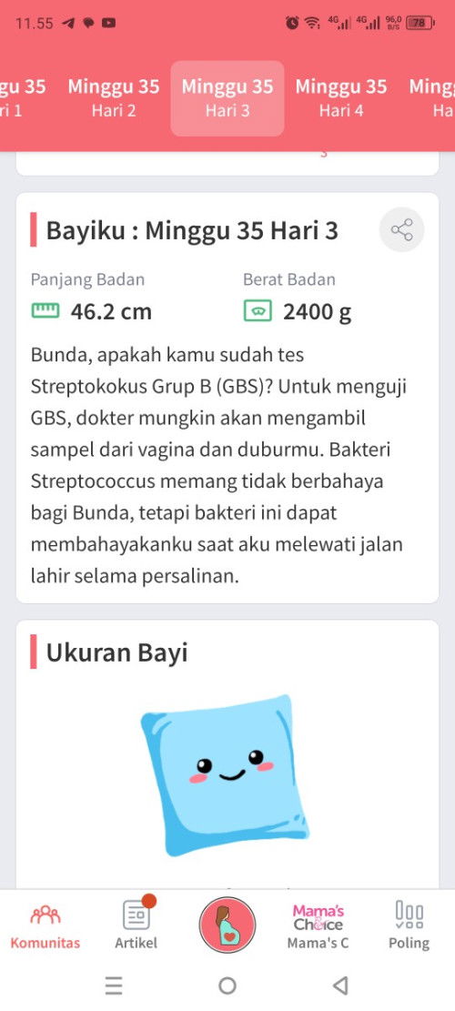 UJI GBS apakah sudah ada yang pernah?