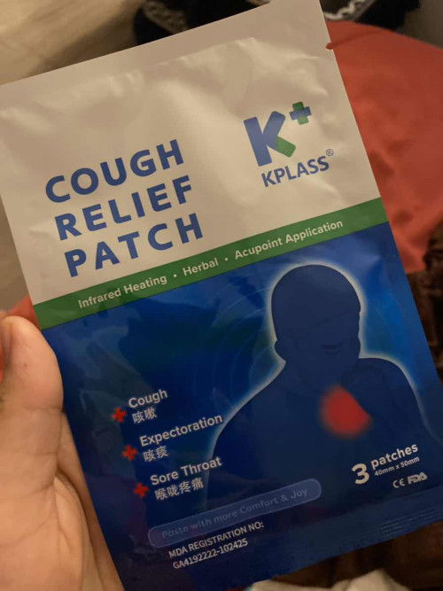 Cough relief patch sesuai untuk bayi 4 bulan ?