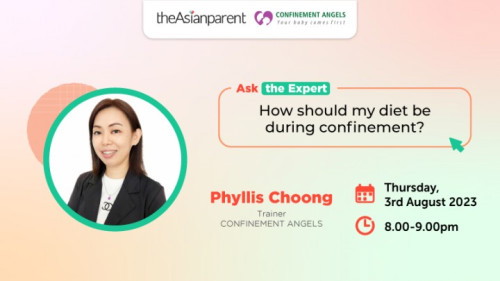 #AskTheExpert session with Phyllis Choong, certified trainer from Confinement Angels