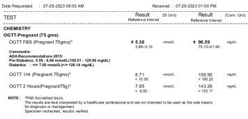 Hello mga mommies, ask lng panu ko po malaman if ang result ng OGTT ko ay ganto.