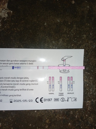 Aku telat 2 minggu dari tggl haid dicek TP garis 2 , masih ragu menurut moms gimana?