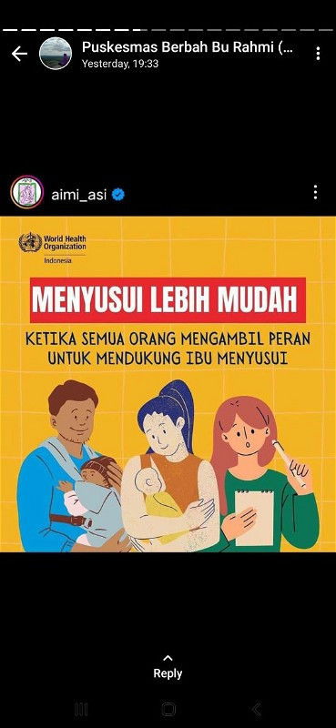 Selamat Pekan ASI Sedunia (1-7 Agustus)