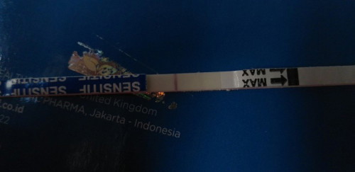 Ini benar garis 2 atau atau 1 sih? Haid bulan lalu telat dan gak lancar dan sekarang iseng2 tes pack