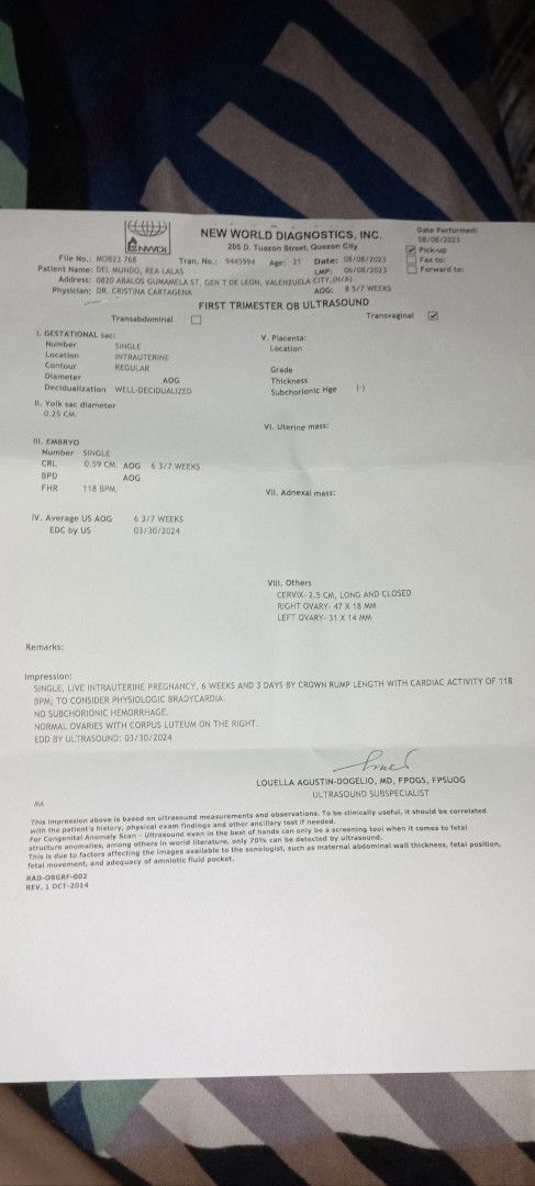 Mga mommy normal lang ba heartbeat ni baby? If may marunong magbasa ng result pacommeng naman po.TY