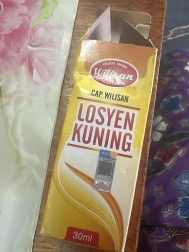 Ubat kuning utk luka bersalin