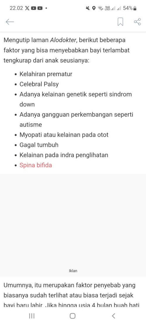 Bayi 4bln+15hari belum bisa tengkurap