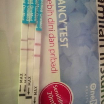 Telat 3 hari coba tespek 2 garis tebal