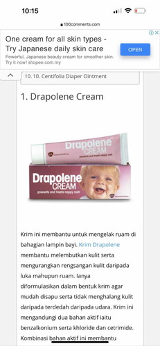 Krim bayi lampin