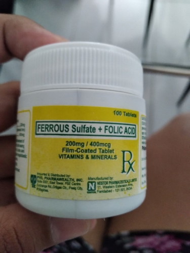 ilan beses po ba iniinom ang ferrous sulfate?
