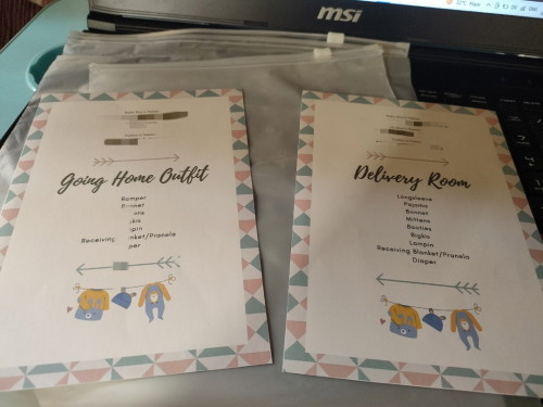 Labels for Hospital Bags