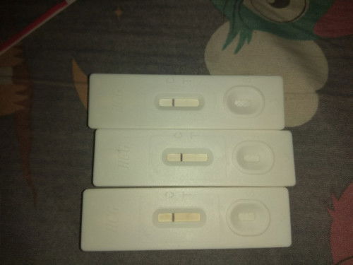 Telat 41 hari masih samar negatif