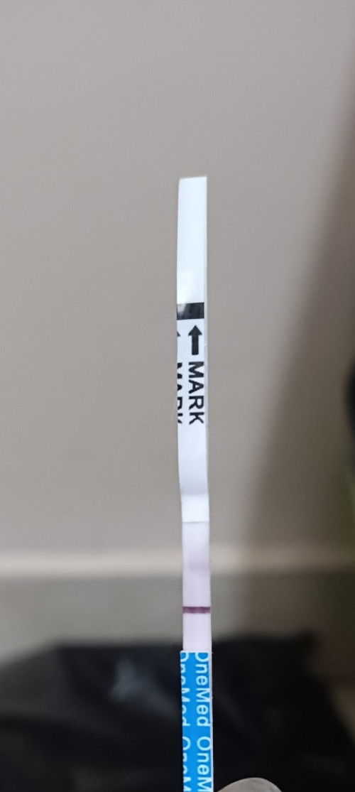 Hasil testpack setelah telat haid