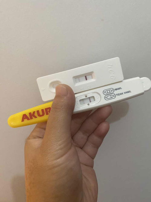 Testpack garis samar