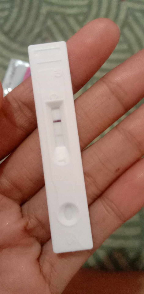 Faintline pregnancy test