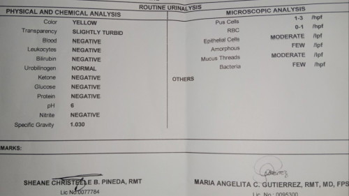 Urinalysis