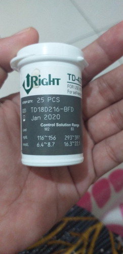 Adakah test strips ini utk bacaan gula 6.4 keatas???