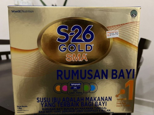 Sape nak susu s26 gold 0-12bln blm buka lagi..harga nak let go rm180 1.8kg. Salah beli jenis susu.