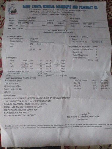 Hello anu po ba ang msusunod AOG 37 1/7WEEKS or ung sa baba kung ilang weeks na slamat po sa ssagot