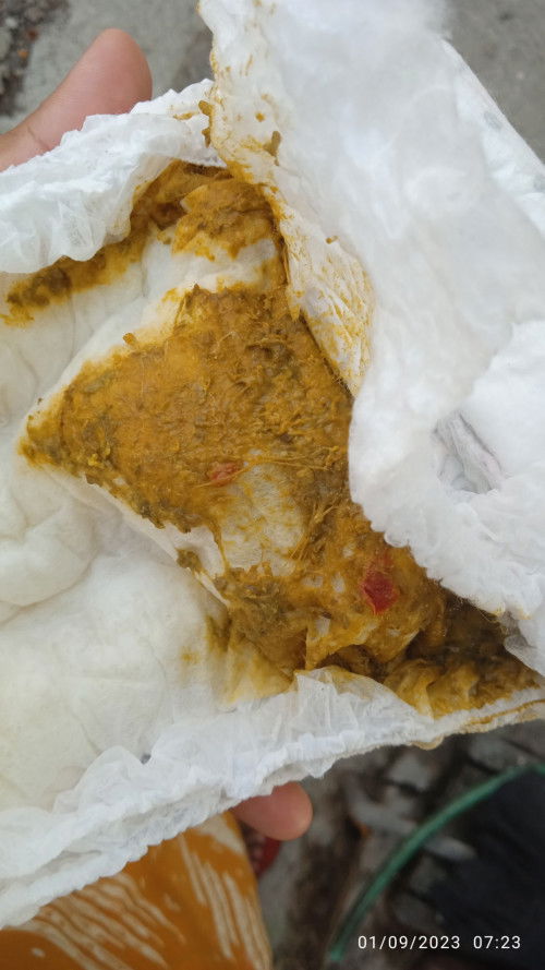 Bab anak seperti ada kulit cabe