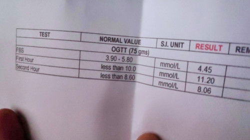 Okay lang po ba yung ganitong results ng OGTT 75grams?