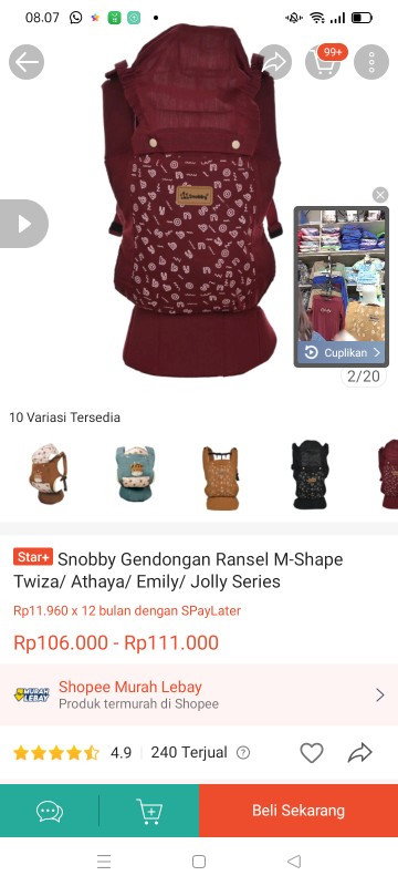Gendongan bayi