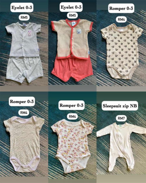 Baju baby lelong ✨