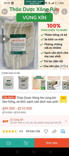 Có mom nào dùng gói xông này chưa ạ ? Cho e xin ít ý kiến cảm nhận ạ!