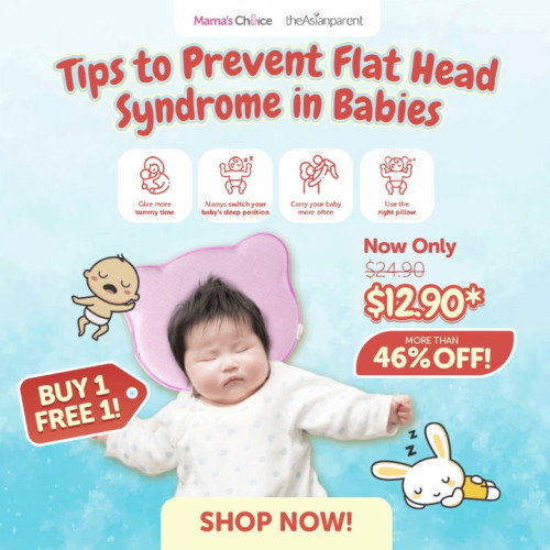 😍 BUY 1 FREE 1 for Flat Head Prevention Pillow!