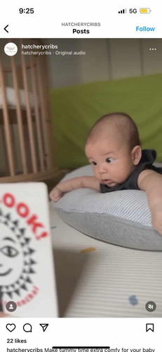 Pillow for baby’s tummy time