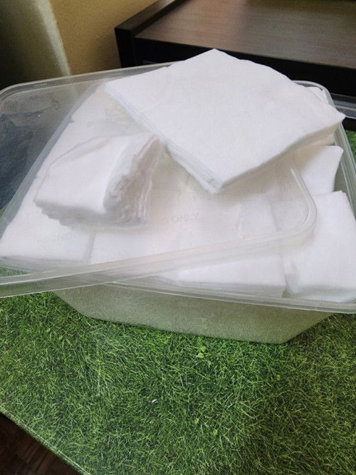 For sale: Square cotton pads + free Suzuran uncut cotton = RM10. Putra Heights/Subang Jaya