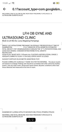 Ok lang po ba ang ultrasound ko? Ok lang po ba ang baby ko? Hindi ko kase ma intindihan.