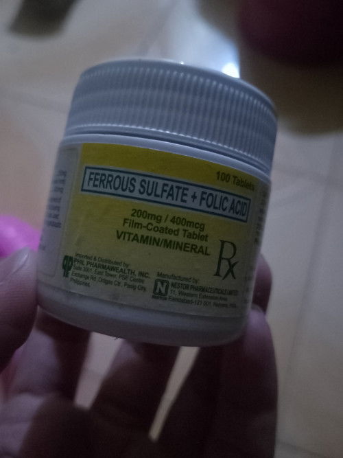 Ferrous sulfate + folic acid