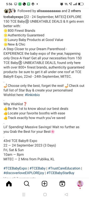 TCE Baby Expo di MITEC