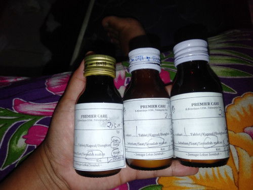 Ini cara minumnya gmna ya bunda 3x sehari ada 3 macem sirup